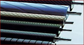 Rubber Grooved Roller Rubber Grooved Roller